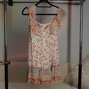Reformation Floral Dress Size 2